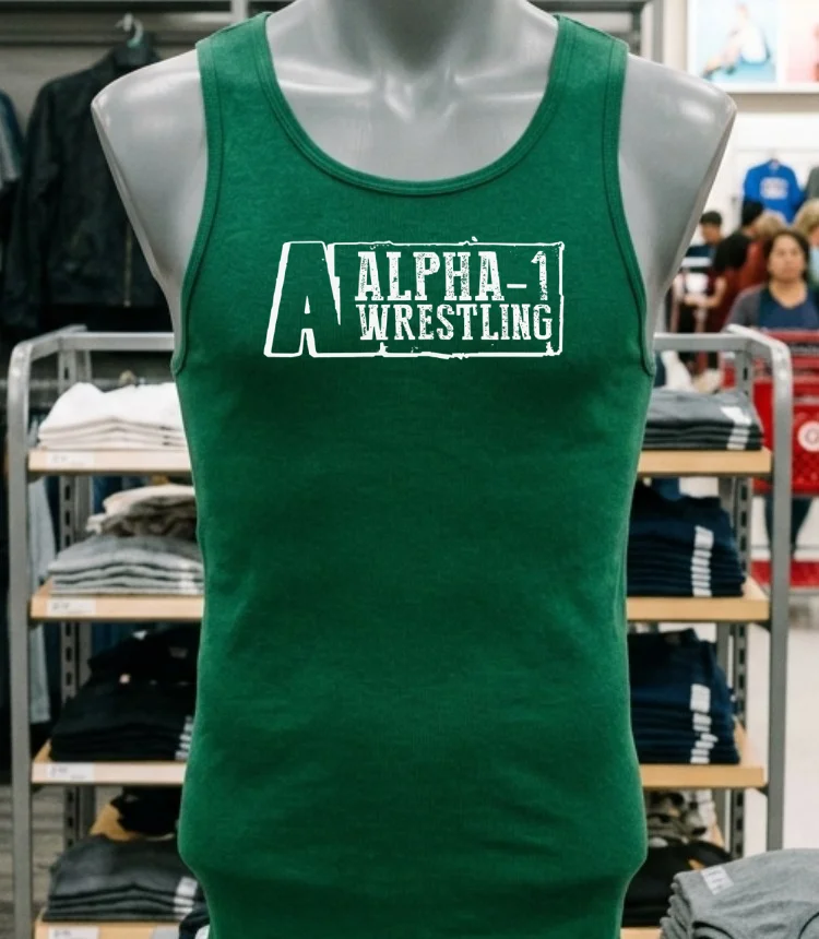 A1 Wrestling Logo Shirt - green-shirt A1 Wrestling Logo Shirt Green Shirt