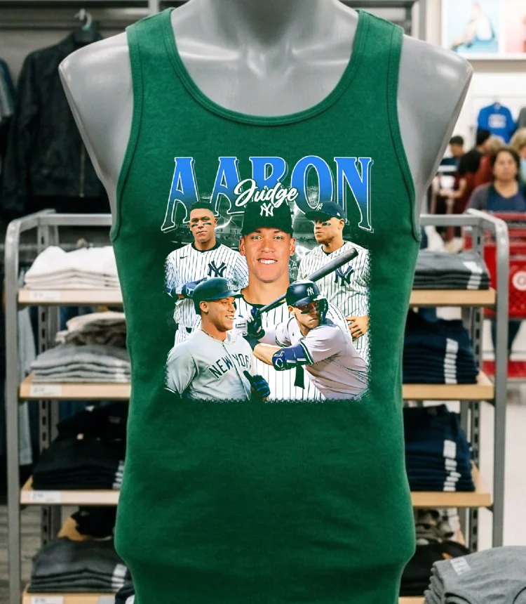 Aaron Judge New York Yankees Graphic Mlb Shirt - green-shirt Aaron Judge New York Yankees Graphic Mlb Shirt Green Shirt