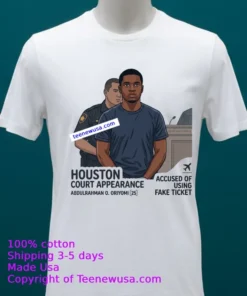 Abdulrahman Oluwatumike Oriyomi (25 Years Old) Appears In Court In Houston T Shirt