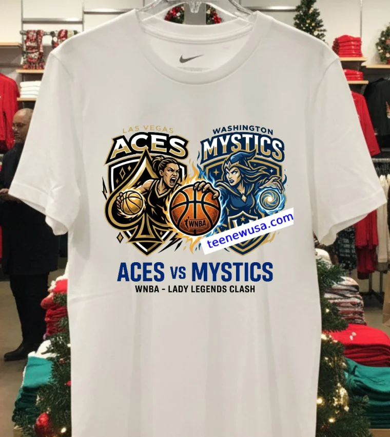 Aces Vs Mystics Wnba Sport T Shirt White T Shirt