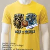 Aces Vs Mystics Wnba Sport T Shirt Yellow T Shirt