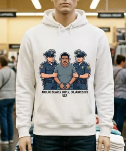 Adolfo Suarez Lopez, 50, Arrested By Police T Shirt