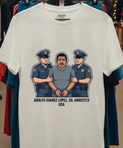 Adolfo Suarez Lopez, 50, Arrested By Police T Shirt