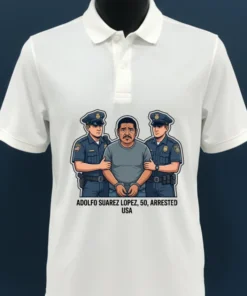 Adolfo Suarez Lopez, 50, Arrested By Police T Shirt