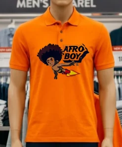 Afro Boy Cartoon Shirt