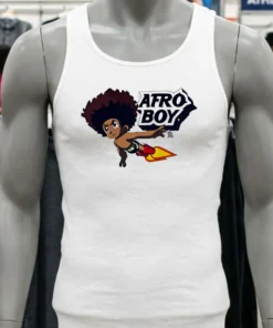 Afro Boy Cartoon Shirt