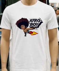 Afro Boy Cartoon Shirt