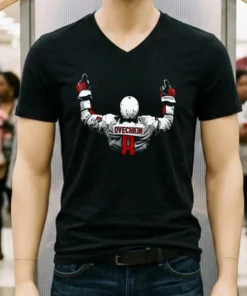 Alex Ovechkin Washington Jersey Silhouette Nhl Shirt