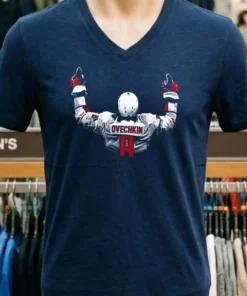 Alex Ovechkin Washington Jersey Silhouette Nhl Shirt