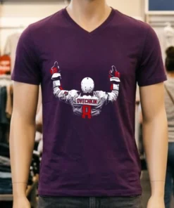 Alex Ovechkin Washington Jersey Silhouette Nhl Shirt