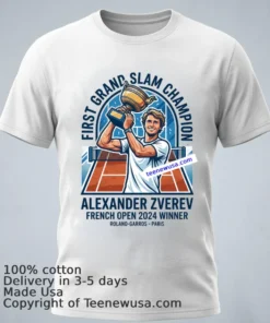 Alexander Zverev Wins French Open To Claim First Grand Slam Title T Shirt