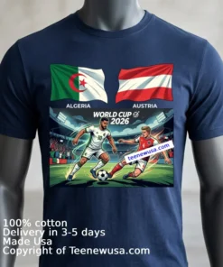Algeria Vs Austria World Cup 2026 T Shirt