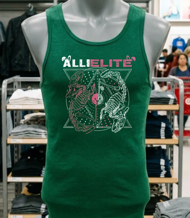 Allielite Graphic Shirt - green-shirt Allielite Graphic Shirt Green Shirt