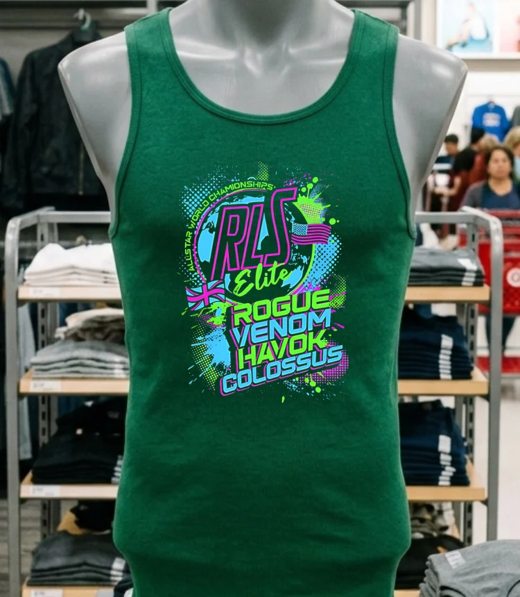 Allstar World Championships Rls Elite Rogue Venom Havok Colossus Shirt - green-shirt Allstar World Championships Rls Elite Rogue Venom Havok Colossus Shirt Green Shirt