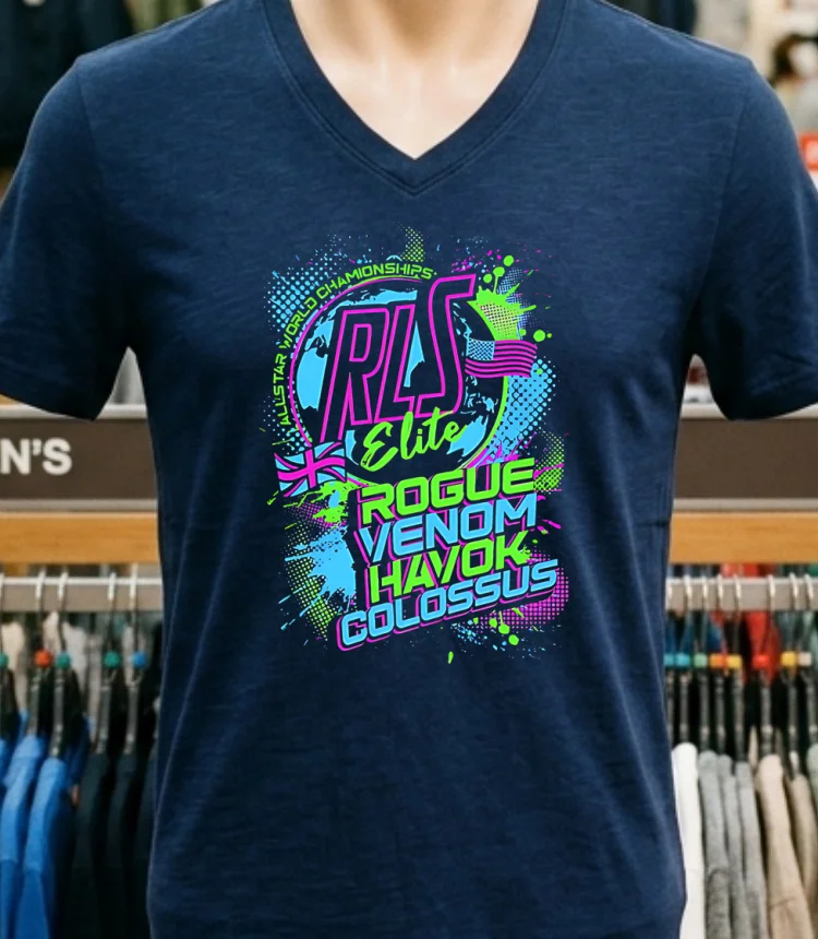 Allstar World Championships Rls Elite Rogue Venom Havok Colossus Shirt - navy-shirt Allstar World Championships Rls Elite Rogue Venom Havok Colossus Shirt Navy Shirt 1