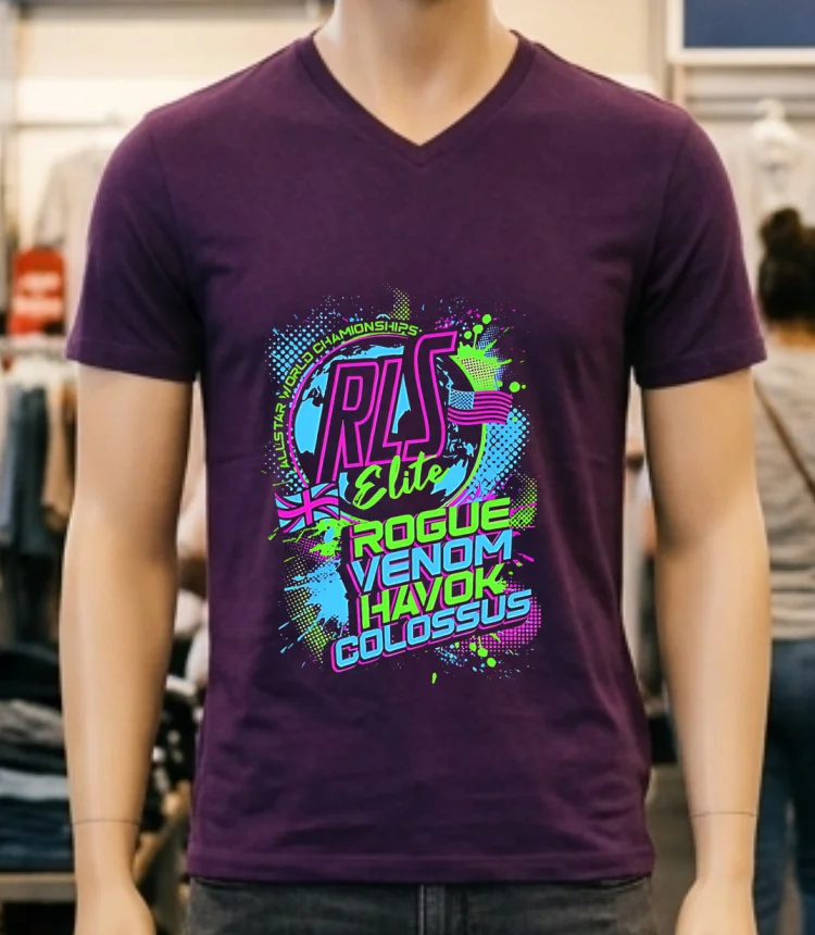 Allstar World Championships Rls Elite Rogue Venom Havok Colossus Shirt - purple-shirt Allstar World Championships Rls Elite Rogue Venom Havok Colossus Shirt Purple Shirt