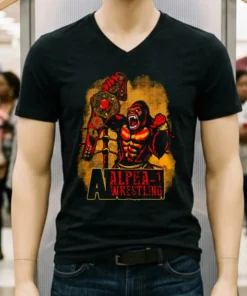 Alpha Wrestling A1 Champ Gorilla Shirt