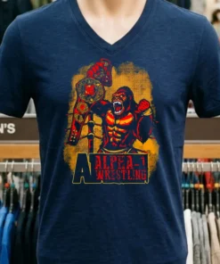 Alpha Wrestling A1 Champ Gorilla Shirt
