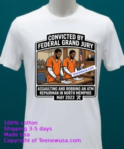 Alvin Anthony 32 And Royce Newsome 30 Pleaded Guilty In Court T Shirt