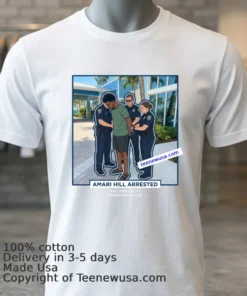 Amari Tamire Hill (21 Years Old, Residing In Sunrise) Was Arrested In Connection With The Margaritaville Resort In Hollywood T Shirt