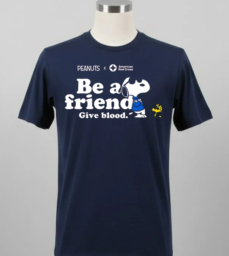 American Red Cross Snoopy Shirt - balck-shirt American Red Cross Snoopy Shirt Balck Shirt