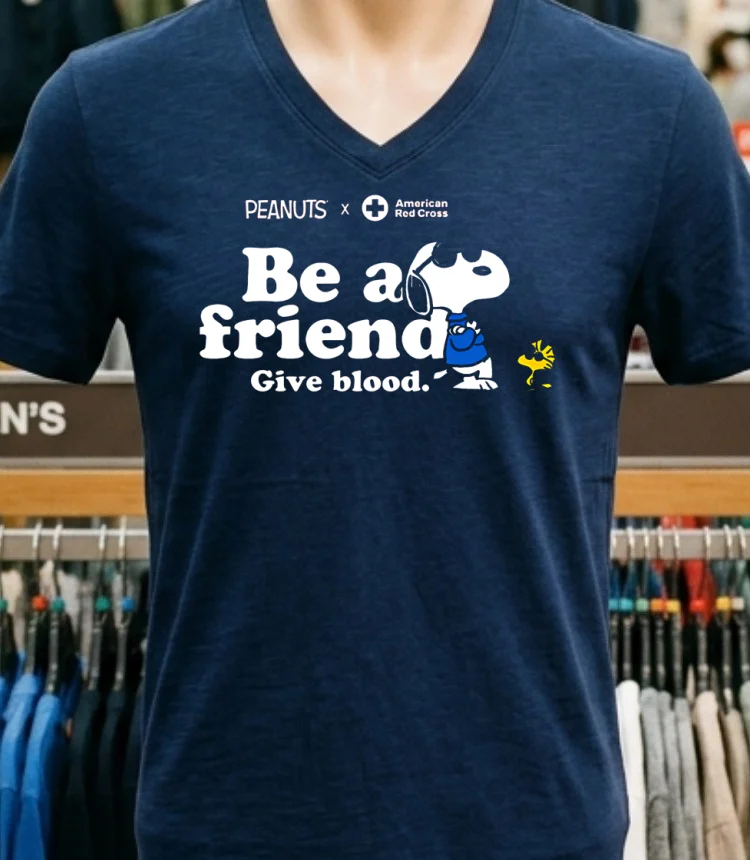 American Red Cross Snoopy Shirt Navy Shirt 1