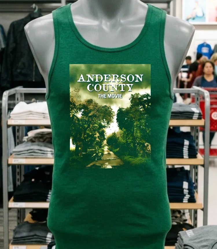 Anderson County Movie Graphic Shirt Green Shirt