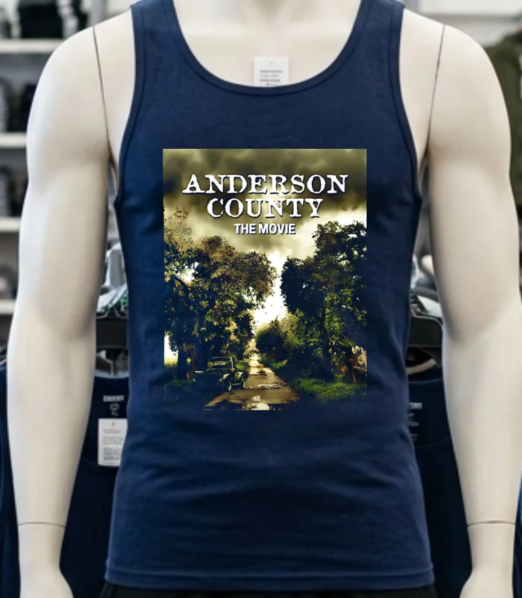 Anderson County Movie Graphic Shirt - navy-shirt Anderson County Movie Graphic Shirt Navy Shirt