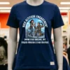 Angela Nikolau And Ivan Beerkus Climb To Top Of Empire State Building In Nyc Gets Engaged T Shirt Navy Shirt 1