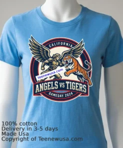 Angels Vs Tigers Fan Sports T Shirt