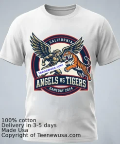 Angels Vs Tigers Fan Sports T Shirt