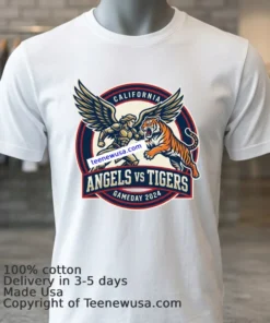 Angels Vs Tigers Fan Sports T Shirt
