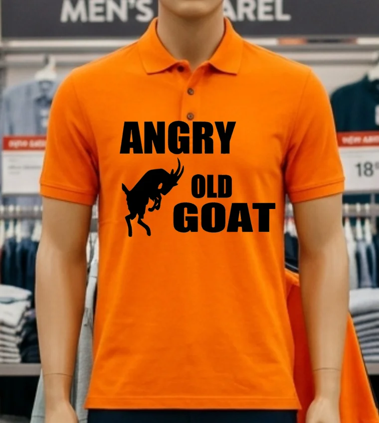 Angry Old Goat Shirt - orange-shirt Angry Old Goat Shirt Orange Shirt