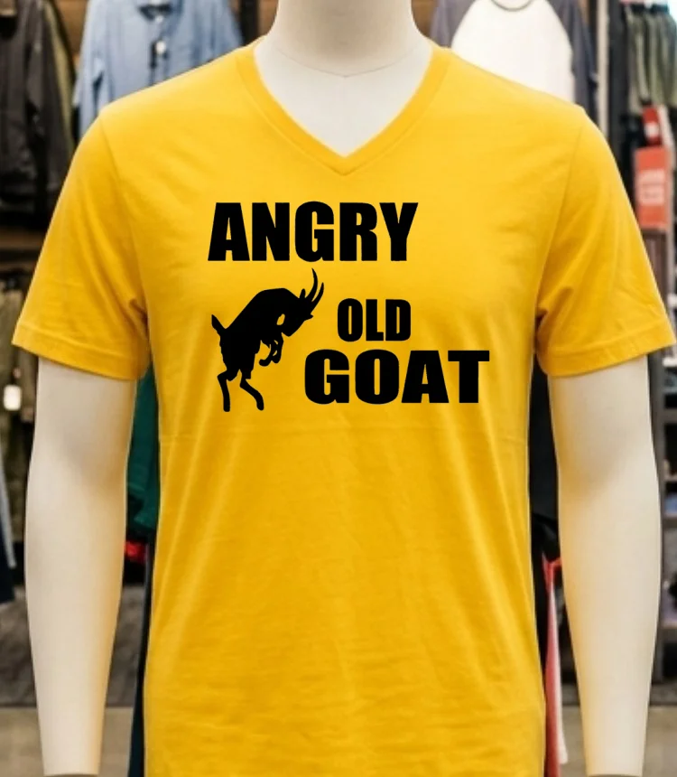 Angry Old Goat Shirt - yellow-t-shirt Angry Old Goat Shirt Yellow T Shirt 1