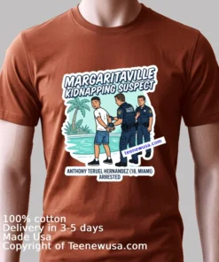 Anthony Teruel Hernandez 18 Years Old Residing In Miami Was Arrested In Connection With The Margaritaville Resort In Hollywood T Shirt Balck Shirt 4
