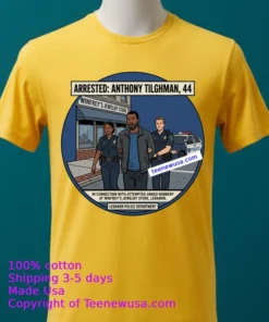 Anthony Tilghman, 44, Was Arrested By Police In Connection With An Attempted Armed Robbery At A Winfrey's Jewelry Store In Lebanon T Shirt