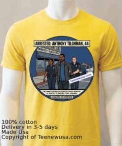 Anthony Tilghman, 44, Was Arrested By Police In Connection With An Attempted Armed Robbery At A Winfrey's Jewelry Store In Lebanon T Shirt