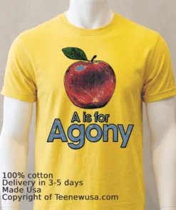 Apple A Is For Agony Vintage Shirt