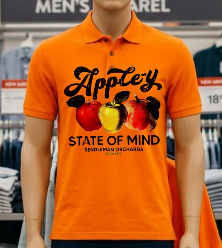 Apple Y State Of Mind Rendleman Orchards Since 1873 Shirt - orange-shirt Apple Y State Of Mind Rendleman Orchards Since 1873 Shirt Orange Shirt