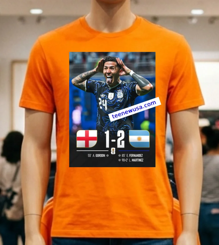Argentina Came From Behind To Beat England 2 1 In The World Cup Semifinals T Shirt - orange-shirt Argentina Came From Behind To Beat England 21 In The World Cup Semifinals T Shirt Orange Shirt 1