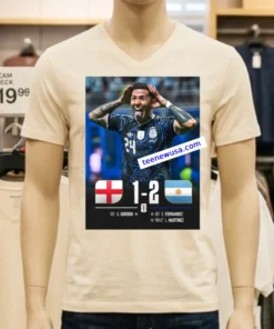 Argentina Came From Behind To Beat England 2 1 In The World Cup Semifinals T Shirt