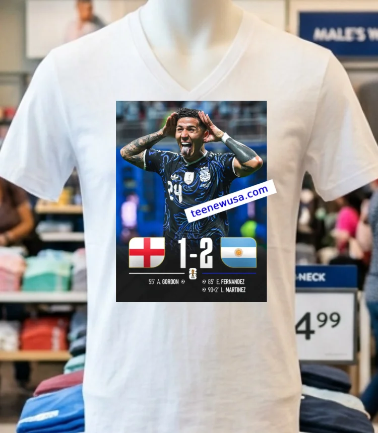 Argentina Came From Behind To Beat England 2 1 In The World Cup Semifinals T Shirt - white-t-shirt Argentina Came From Behind To Beat England 21 In The World Cup Semifinals T Shirt White T Shirt 13
