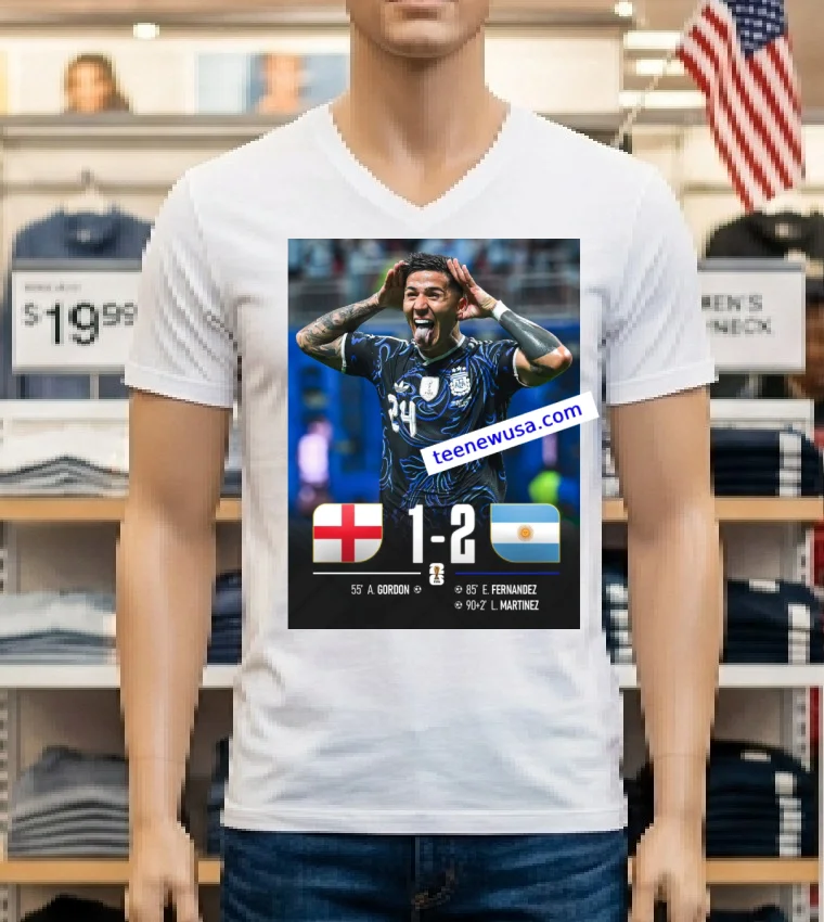 Argentina Came From Behind To Beat England 2 1 In The World Cup Semifinals T Shirt - white-t-shirt Argentina Came From Behind To Beat England 21 In The World Cup Semifinals T Shirt White T Shirt 7