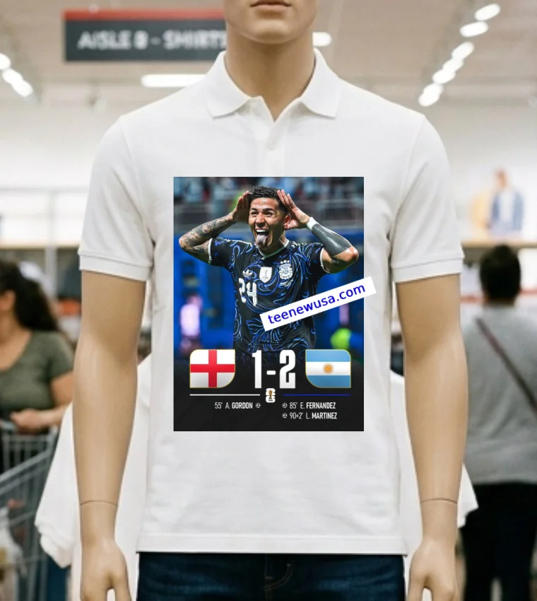 Argentina Came From Behind To Beat England 2 1 In The World Cup Semifinals T Shirt - white-t-shirt Argentina Came From Behind To Beat England 21 In The World Cup Semifinals T Shirt White T Shirt 9