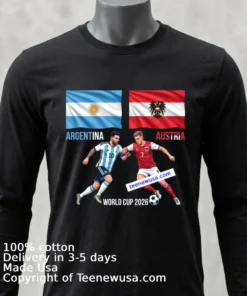 Argentina Vs Austria World Cup 2026 T Shirt