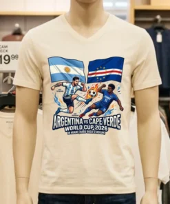 Argentina Vs Cape Verde World Cup 2026 In Miami (Hard Rock Stadium) T Shirt