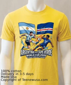 Argentina Vs Cape Verde World Cup 2026 In Miami (Hard Rock Stadium) T Shirt