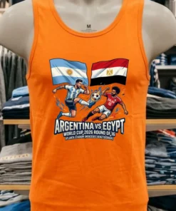 Argentina Vs Egypt In The Round Of 16 Of The 2026 World Cup At Atlanta Stadium (Mercedes Benz, Georgia) T Shirt