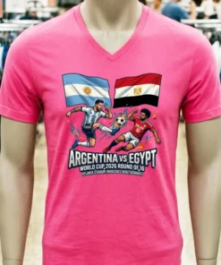 Argentina Vs Egypt In The Round Of 16 Of The 2026 World Cup At Atlanta Stadium (Mercedes Benz, Georgia) T Shirt