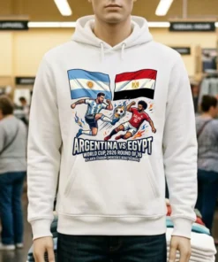 Argentina Vs Egypt In The Round Of 16 Of The 2026 World Cup At Atlanta Stadium (Mercedes Benz, Georgia) T Shirt